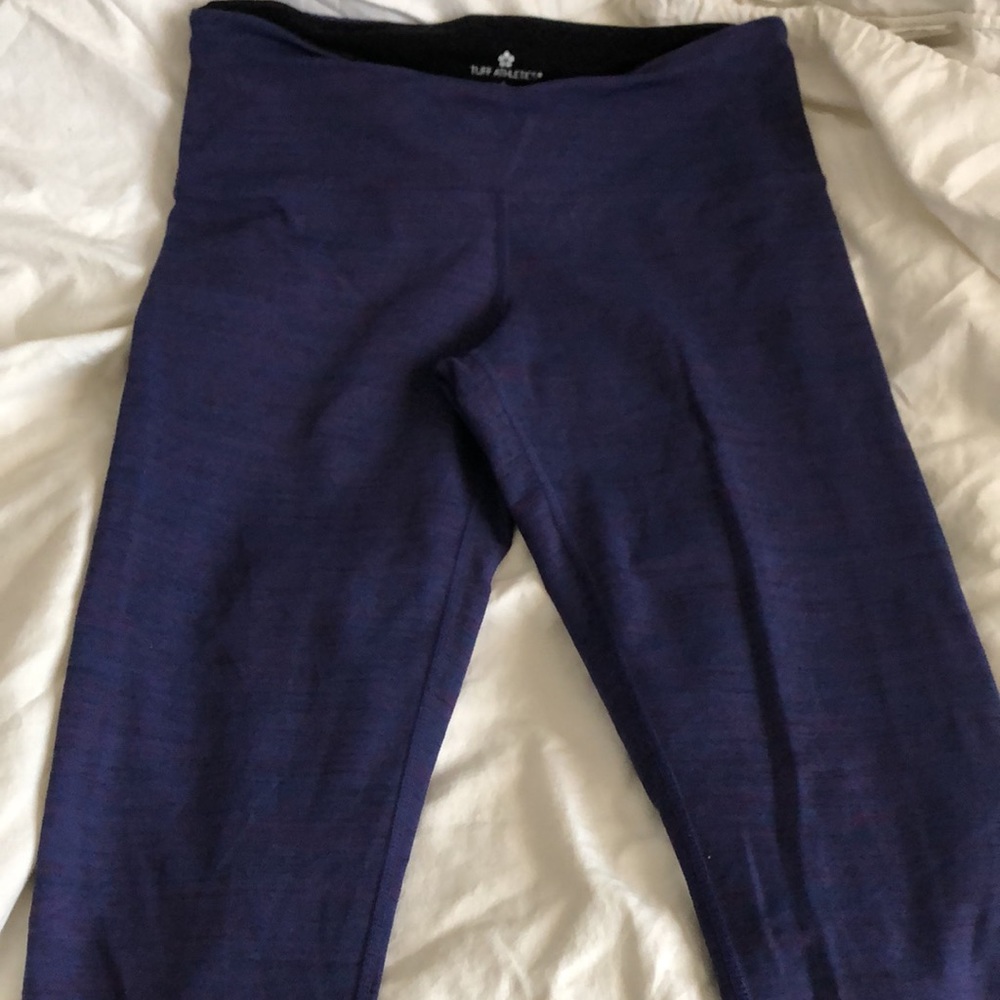 Tuff Athletics purple workout leggings